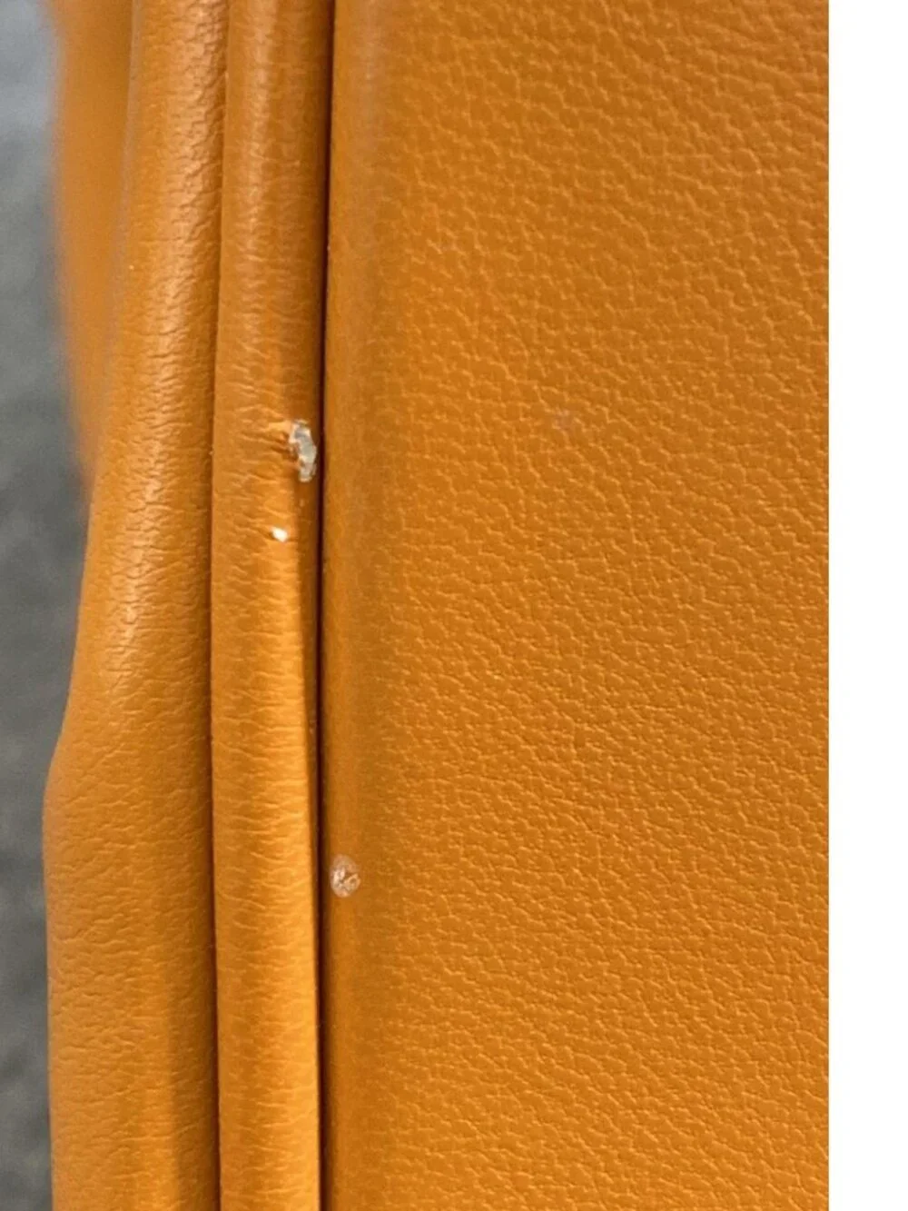 JW PEI Orange Vegan Leather Ruched Hobo Bag Shoulder Purse Gabbi Minimalist